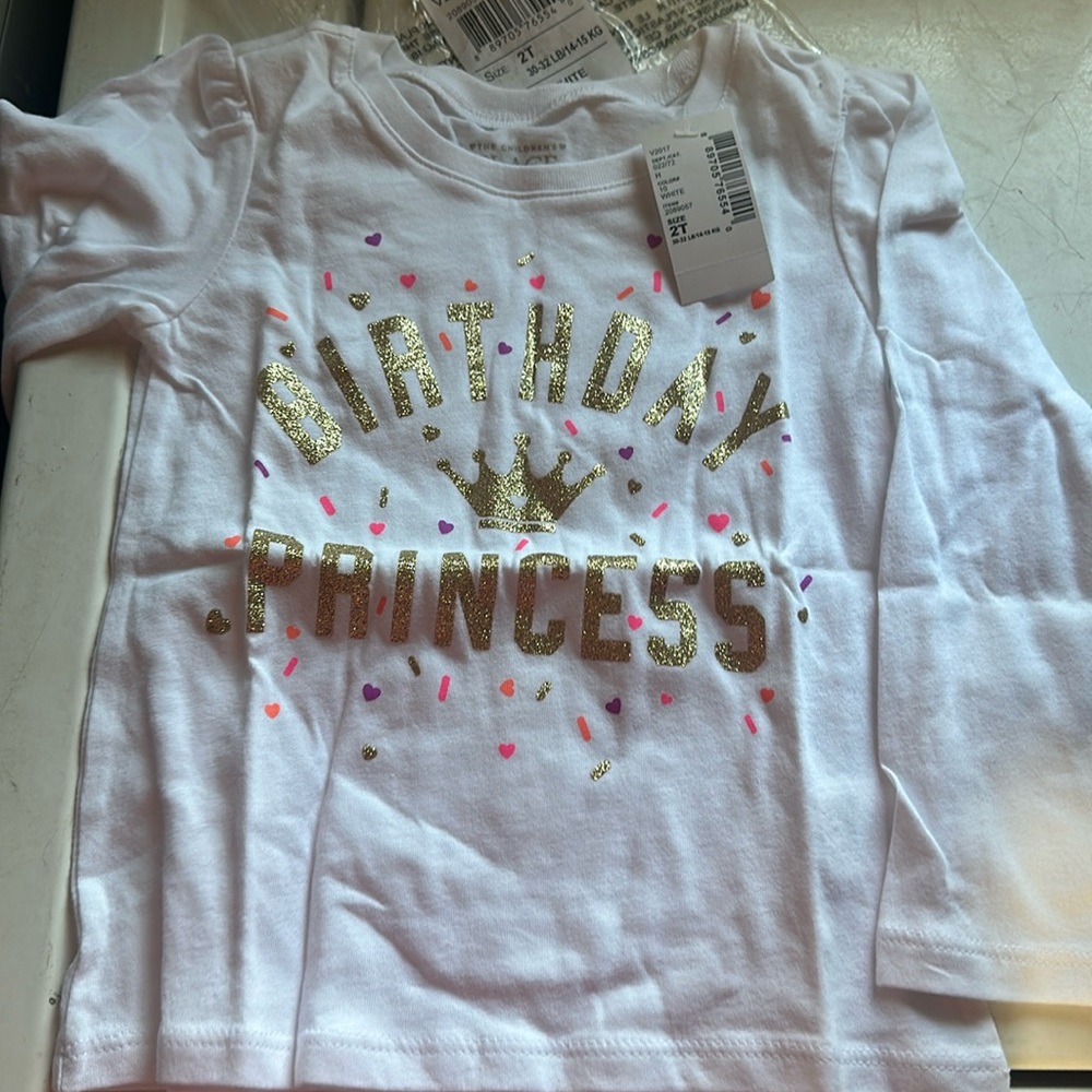 Children’s place birthday girl 2T NEW
